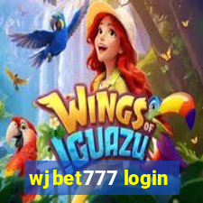 wjbet777 login